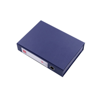 永得利 HQ803 48MM A4 磁钮/冲孔PVC档案盒资料盒文件盒(无夹) 黑蓝