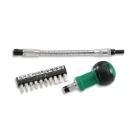 宝工 Pro'sKit 1PK-201 10合1软管棘轮替换起子组(包装数量 1套)