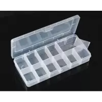 宝工 Pro'sKit 203-132F 12格活动耐摔零件收纳盒260×115×43mm(包装数量 1把)