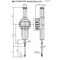 三丰 Mitutoyo ID-C1050XB ABSOLUTE数显指示表(带耳后盖、平型后盖) ID-C1050XB