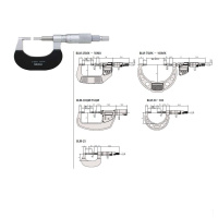 三丰 Mitutoyo BLM-25/.4T 薄片型千分尺BLM-MX/QM・BLM 普通型 BLM-25/.4T