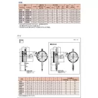 三丰 Mitutoyo 2052SB 2系列-长行程型指针式指示表(平型后盖) 2052SB(包装数量 1个)