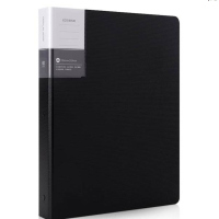 得力5151-30页资料册党建资料盒 财务凭证 文件夹 收纳盒 奖状证黑色5本/装