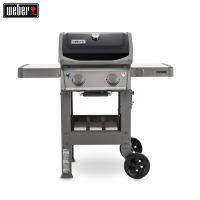 威焙(weber) 户外烧烤炉庭院式燃气焖烤炉 New Spirit2 E210 双灶黑色