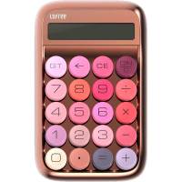 洛斐(Lofree)玫瑰金糖豆计算器 办公用品学生财务会计可爱桌面 机械轴轴体计算机