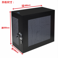 图腾主机防盗箱电脑主机保密安全机箱禁用USB主机保险箱带锁机箱TT-00029