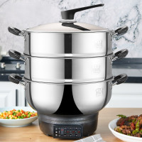 澳柯玛(AUCMA) 锅具 ADG-32H008 电锅电火锅双笼