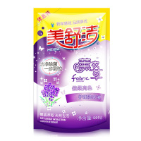 美舒洁 倍柔亮色抗菌护理洗衣液家用洗涤剂自然清香 500G/袋