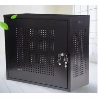 收纳箱加大电脑主机防盗保密机箱PC安全机箱禁用USB侧开双锁新款 660*460*250 单位:台