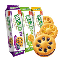 嘉果乐果香夹心饼干93g(香橙)