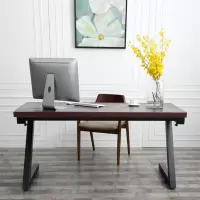 实木书桌单人电脑桌书桌子台式笔记本简约写字台画画书桌床上书桌