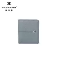 喜来登(XILAIDENG) NL180435S 钱包头层牛皮暗扣 9.5*10.5*1.5cm 0.1kg浅蓝色单个装