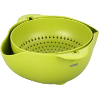 CCKO CK9521 小号翻转沥水篮绿色 3个装