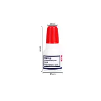 得力(deli)财务印章光敏印油 红色印章印油 办公用品 9879