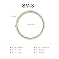 广博 SM-3双面胶 超薄强力高粘白色手工双面胶 6卷/筒