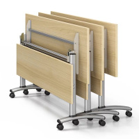 可移动办公桌培训桌椅组合简约现代折叠长条桌会议桌简易学校辅导班学生课桌条形桌子 180*40*75cm