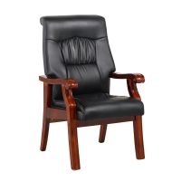 牛皮真皮会议椅会客椅 会议室椅子麻将椅 电脑棋牌椅 办公椅子 牛皮一把