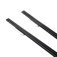 CCKO CK9996 黑亚光合金筷子 10双/盒