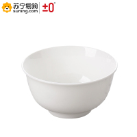 ±0 陶瓷碗 5英寸 纯白色