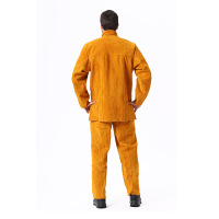 友盟(AP)金黄色全皮上身焊服XXXL