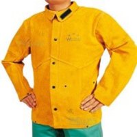 威特仕(WELDAS)金黄色皮上身焊服M