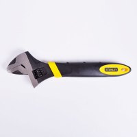 史丹利(STANLEY)双色柄铬钒钢活动扳手8" ZM