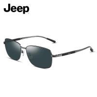 Jeep太阳镜男方型偏光护目墨镜户外开车防紫外线专用眼镜JEEA6273