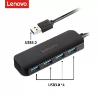 联想扩展坞线材A601 黑色（USB3.0分线器）