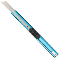 得力(deli) 2066 美工刀小号全包胶裁纸刀 颜色随机 4把/盒 单盒装