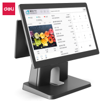 商场零售收银机 奶茶外卖收银一体机 餐饮零售-双屏版 DCS-26D