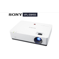 索尼(SONY) 投影仪VPL-EW455投影仪 办公家用 高清宽屏投影机带幕布,吊架,翻页笔