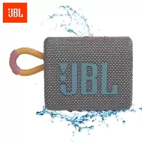 Zs-JBL GO3 音乐金砖三代 便携式蓝牙音箱 低音炮 户外音箱 迷你小音响 防水防尘设计 灰色