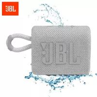 Zs-JBL GO3 音乐金砖三代 便携式蓝牙音箱 低音炮 户外音箱 迷你小音响 防水防尘设计 白色