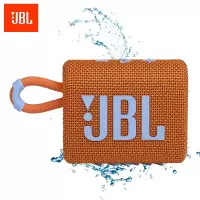 Zs-JBL GO3 音乐金砖三代 便携式蓝牙音箱 低音炮 户外音箱 迷你小音响 防水防尘设计 橙色