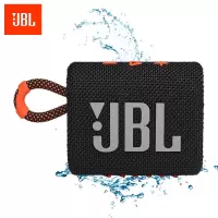 JBL GO3 音乐金砖三代 便携式蓝牙音箱 低音炮 户外音箱 迷你小音响 防水防尘设计 黑拼橙色
