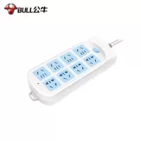 公牛(bull) 插座GN-604 过载 保护接线板无线插排插线板带拖线板插板8位5米 HB