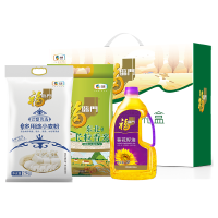 中粮福临门米面油礼盒食用油大米面粉