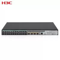 华 三H3C S5024pv5 24口全千兆二层WEB网管POE企业交换机