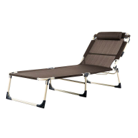 升级版便携式三折折叠床(特斯林布) SCP-B024 午睡午休床休闲懒人沙发办公室简易床(单位:件)