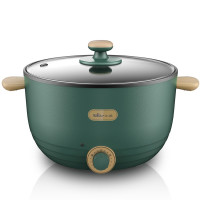 小熊DRG-C30H1电炒锅电火锅家用多功能电热锅一体式电煮锅 绿色