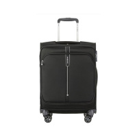 新秀丽 Popsoda系列男女通用万向轮拉杆箱行李箱 黑色20寸