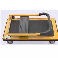 塑料静音平板手推车 90*60*85
