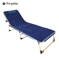 Tri-polar TP1022 折叠床躺椅办公室午睡午休床简易单人便携行军床加毛绒垫193*63*30cm