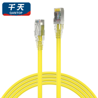 千天(QANTOP)CAT6网线工程家用宽带监控电脑跳线无氧铜芯双绞六类千兆高速成品网线数据机箱布线系统非屏蔽可定制