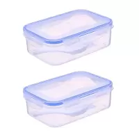 长方形密封保鲜饭盒微波炉加热塑料保温饭盒