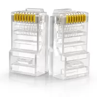 超五类水晶头 QS905Z100H RJ45水晶头 100个/组(1组装)