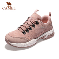 骆驼(CAMEL) 户外徒步鞋子女士防水防滑耐磨厚底运动登山鞋 A033036277 婴儿粉/米白 女 39