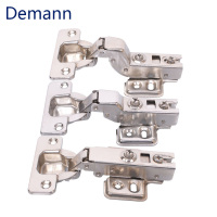Demann 型号JL1207铰链液压静音柜门阻尼铰链合页 五金配件缓冲液压飞机合页 半盖(20个)