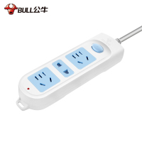 公牛 插座两孔插排插头 家用多功能接线板组合套装 3插位 1.8米