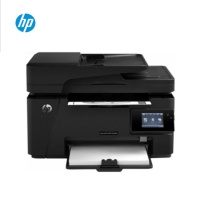 惠普(HP) M128fn 复印扫描传真机 网络多功能一体机 黑白激光云打印机